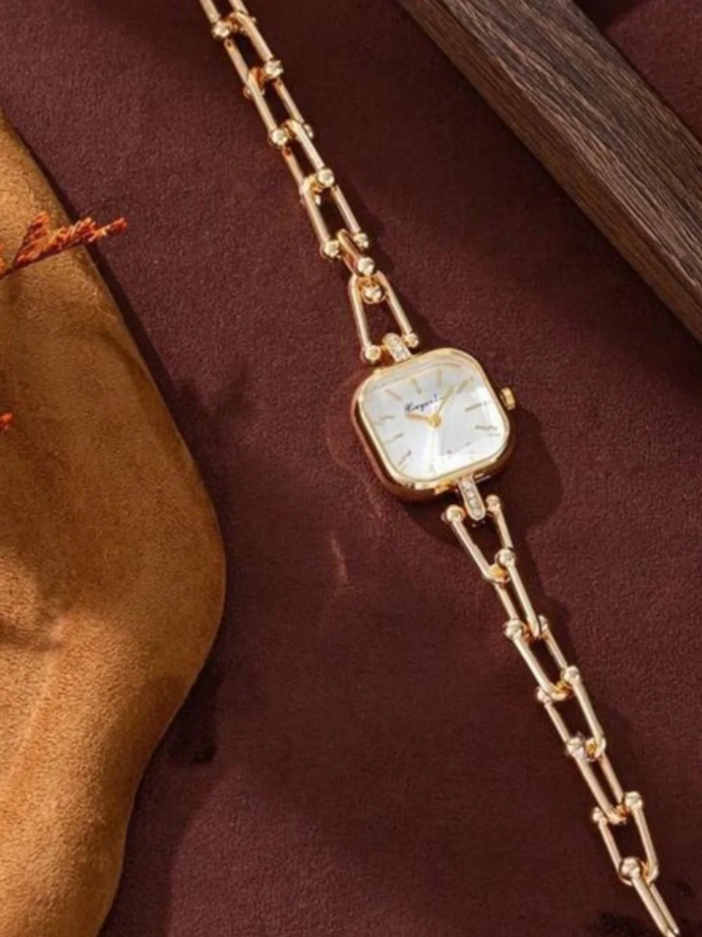Gold-Tone Women's Bracelet Watch